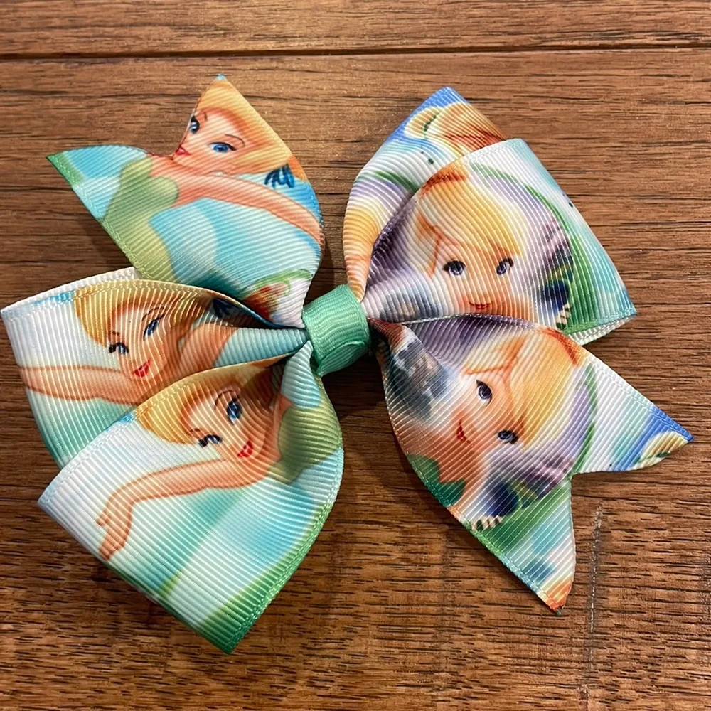 Tinker Bell Bow Alligator Clip